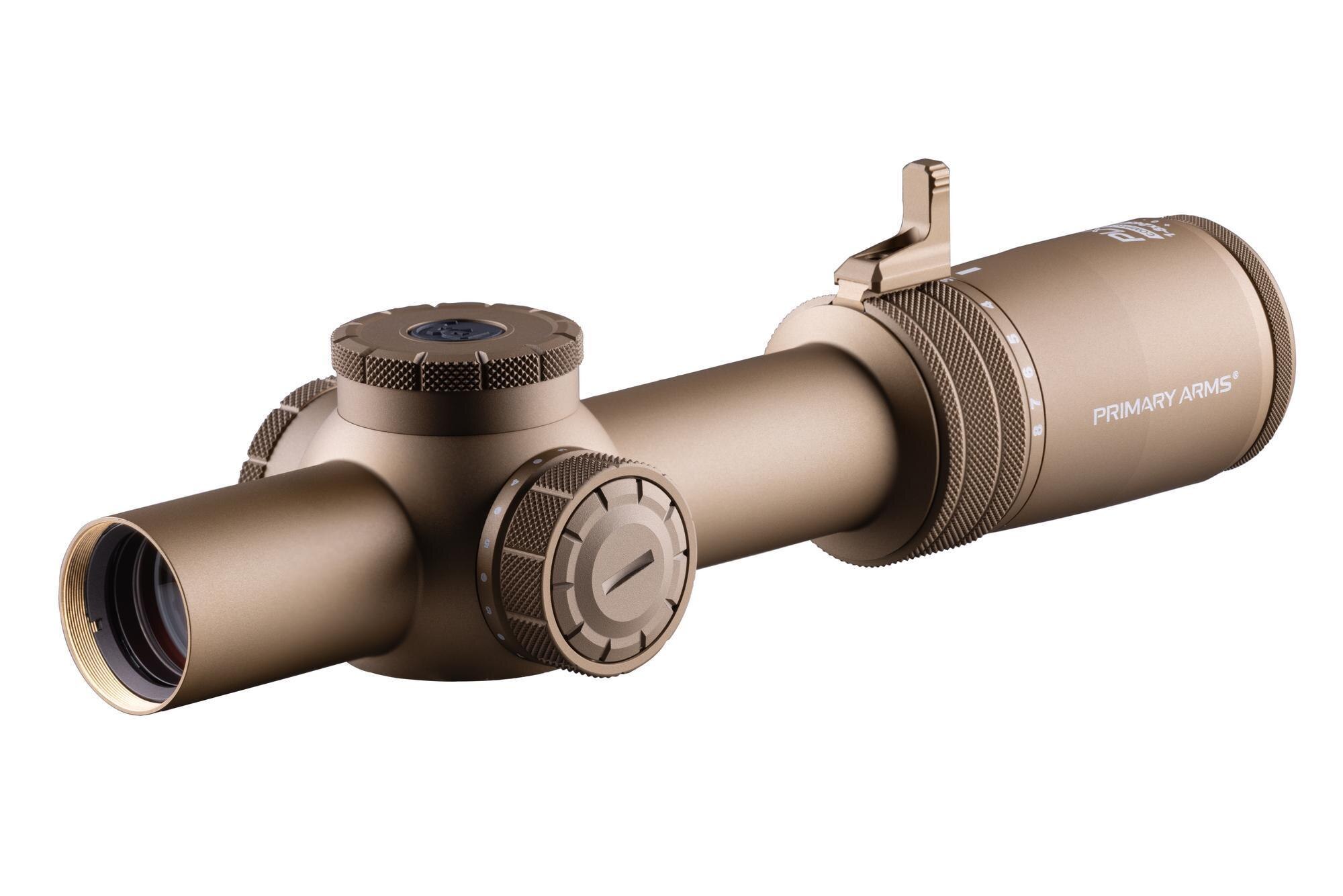 Primary Arms Primary Arms Compact PLxC 1-8X24 FFP RDB Rifle Scope - ACSS Griffin MIL G2 Reticle - FDE - view 3
